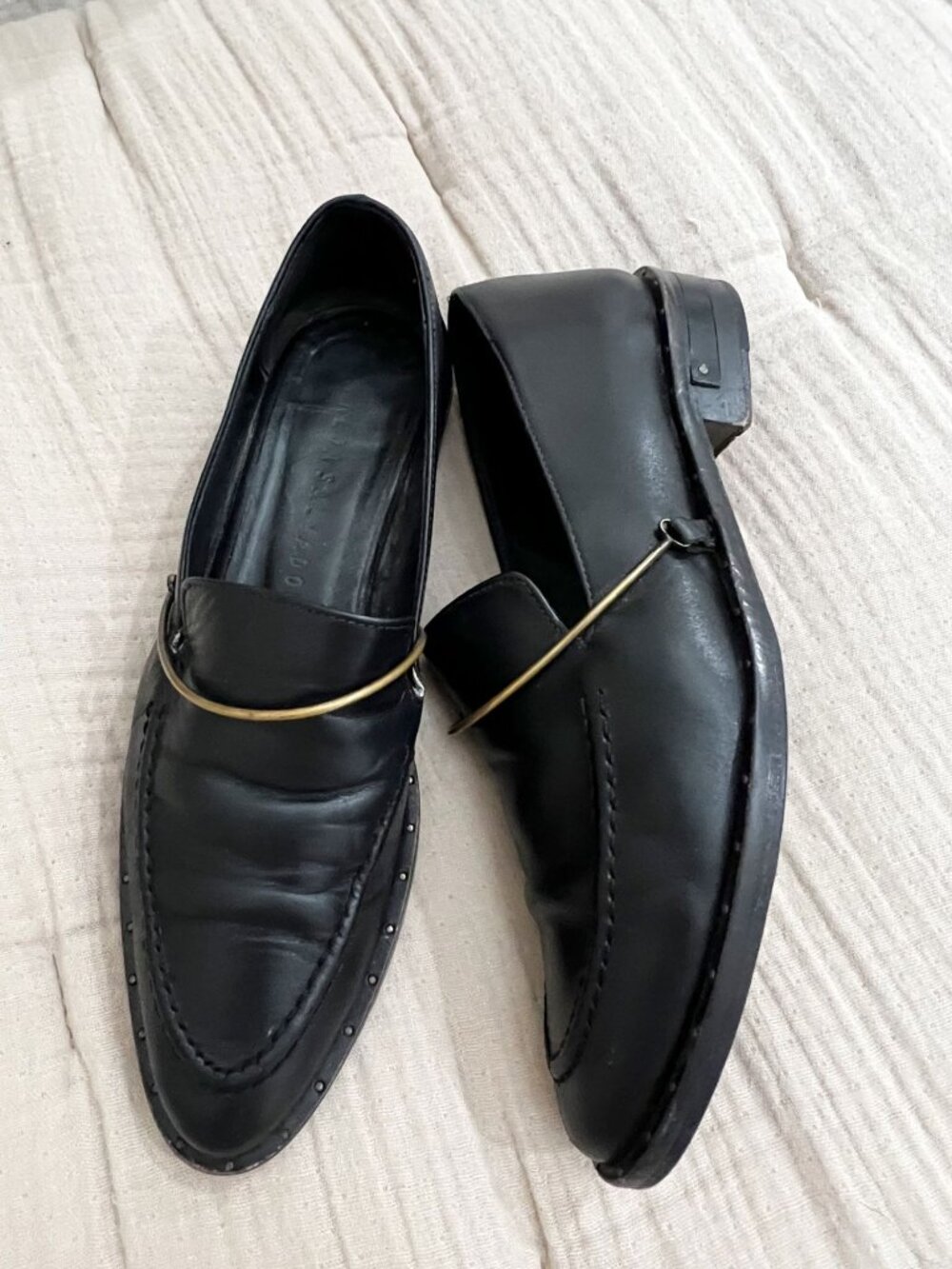 FREDA SALVADOR Light Halo Loafer 5.5 US Black - Picture 5 of 11